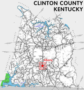 Clinton County, Kentucky - Kentucky Atlas and Gazetteer