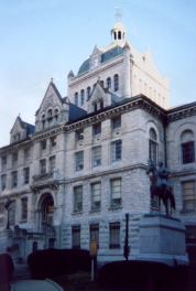 Photo of old Fayette County Courthouse